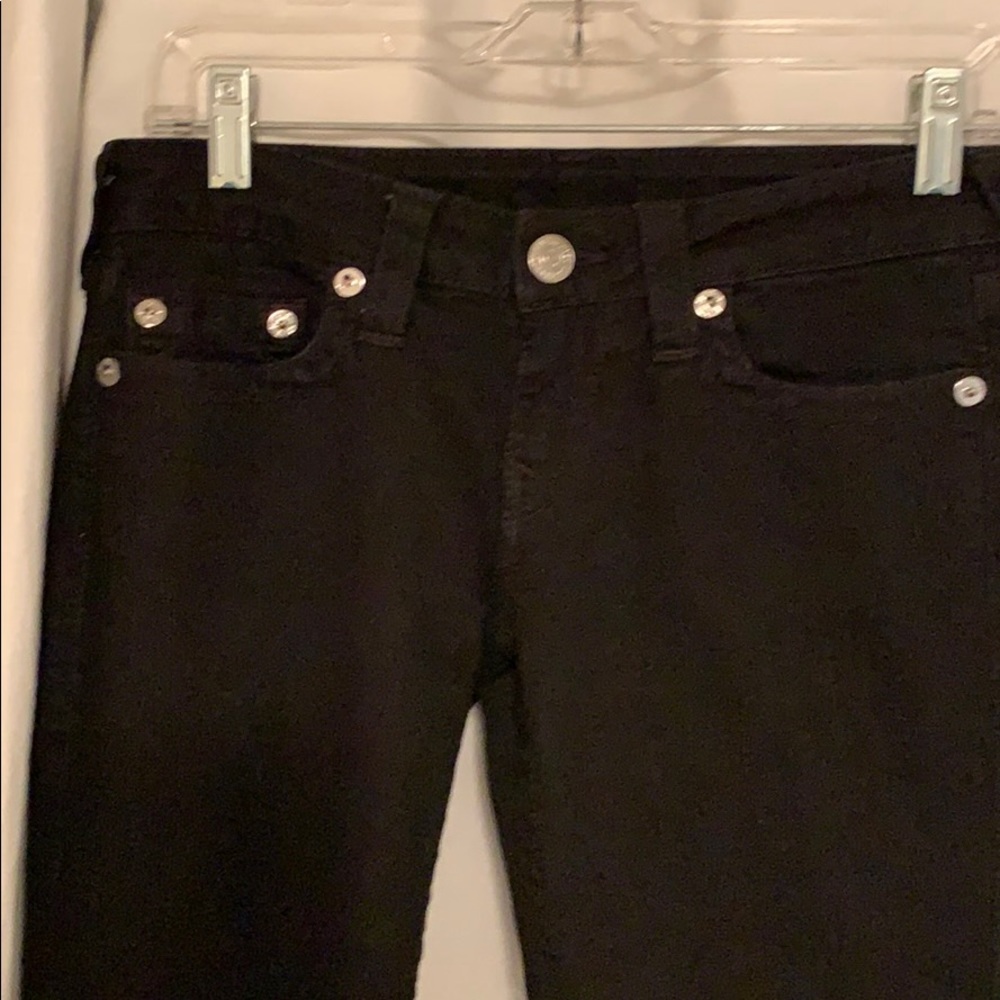 TRUE RELIGION SKINNY CRYSTAL LOGO JEANS